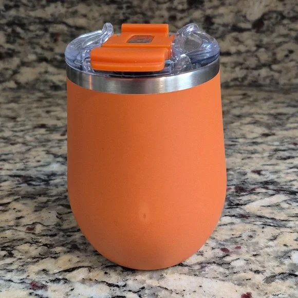 Brumate Uncork'd Insulated Wine Tumbler In Matte Clay - Picture 3 of 9